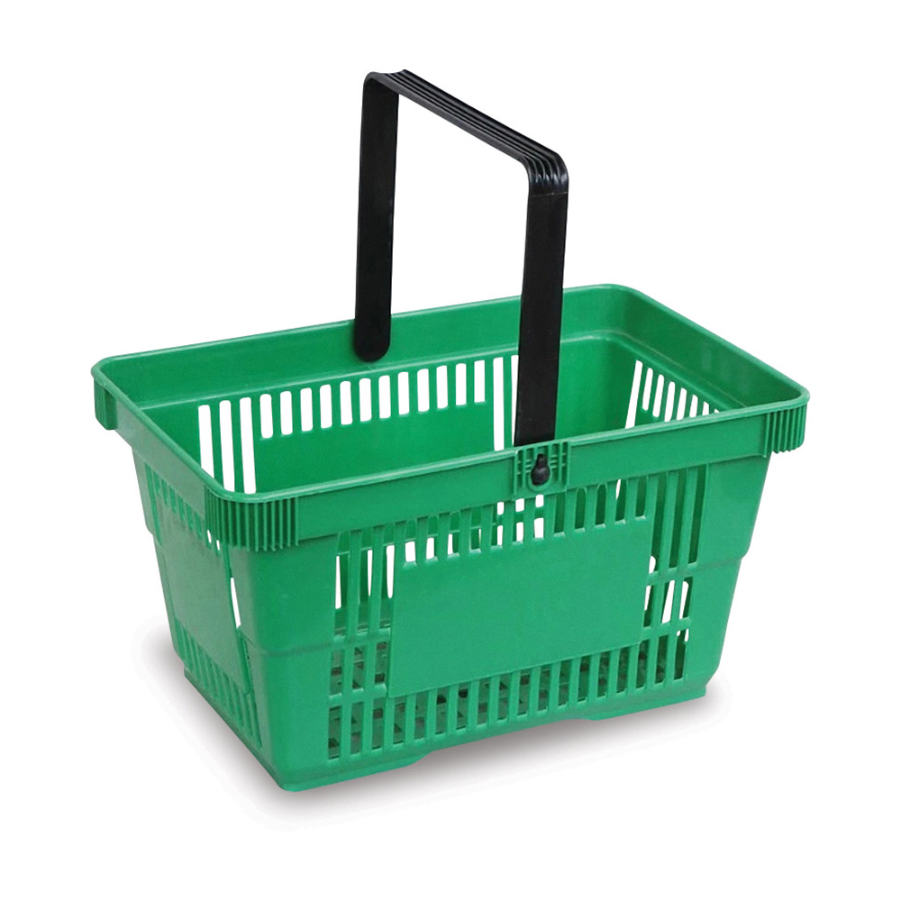 JS-SBT0 Lebensmittel-Plastikgriff Einkaufskorb für Supermarkt 