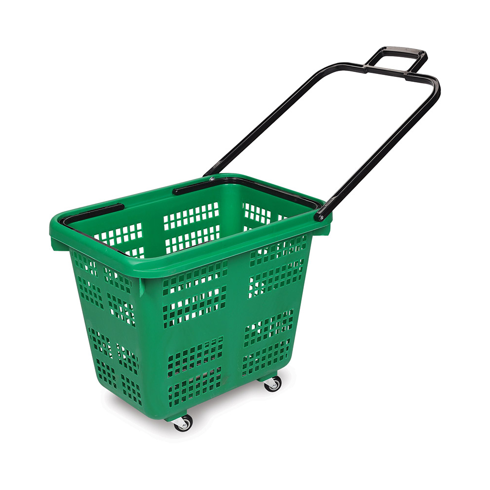 JS-SBT1 Lebensmittel-Plastikgriff Einkaufskorb für Supermarkt 